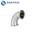 45/90/180 degree welded clamped threaded Sanitary Stainless Steel elbow with good prices